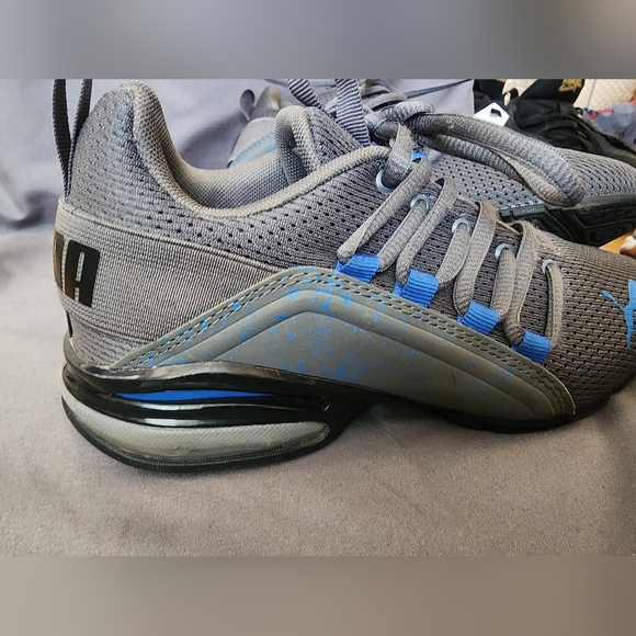 Puma Kids Sneakers - Gray and Blue - Picture 6 of 15